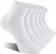 6 Pack Men's Ankle Socks with Cushion, Sport Athletic Running Socks