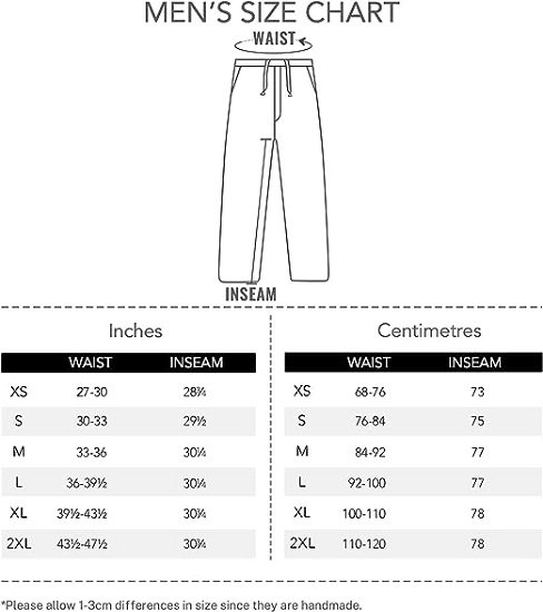 Men's Pajama Pants 100% Cotton Flannel Plaid Lounge Soft Warm PJ Bottoms Drawstring and Pockets