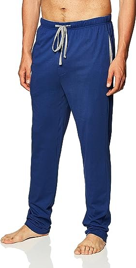Men's Solid Knit Sleep Pant With Drawstring
